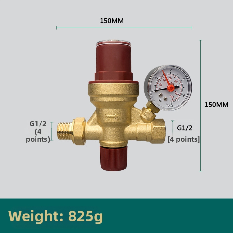 Automatický doplňovací ventil s vizuálnym nastavením pre centrálne klimatizácie a podlahové kúrenie, telo z medi / zliatiny medi, DN15, závit vonkajší/vnútorný, hydraulické ovládanie, jednostranný prietok