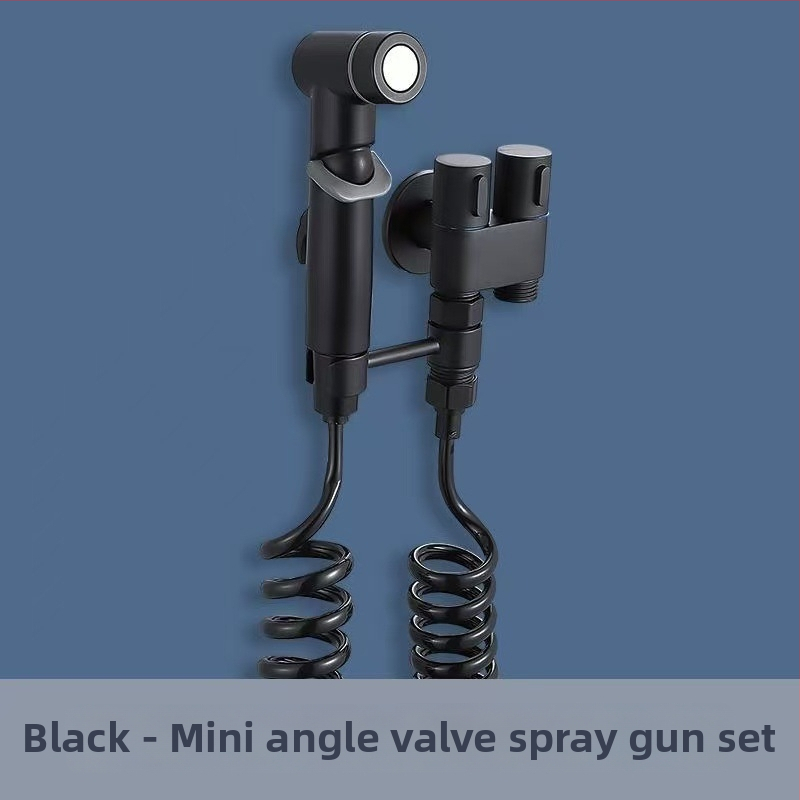 Meďový sprchový ventil pre toaletu, 1 vstup - 2 výstupy, vysokotlakový vodný lúč, uhlový ventil, Super Clean