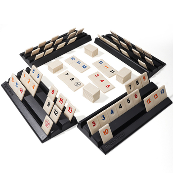Izraelski Mahjong Prenosiva Stolna Igra s Karti - Plastična Edukativna Igra za Uzrast 4–61 Godina