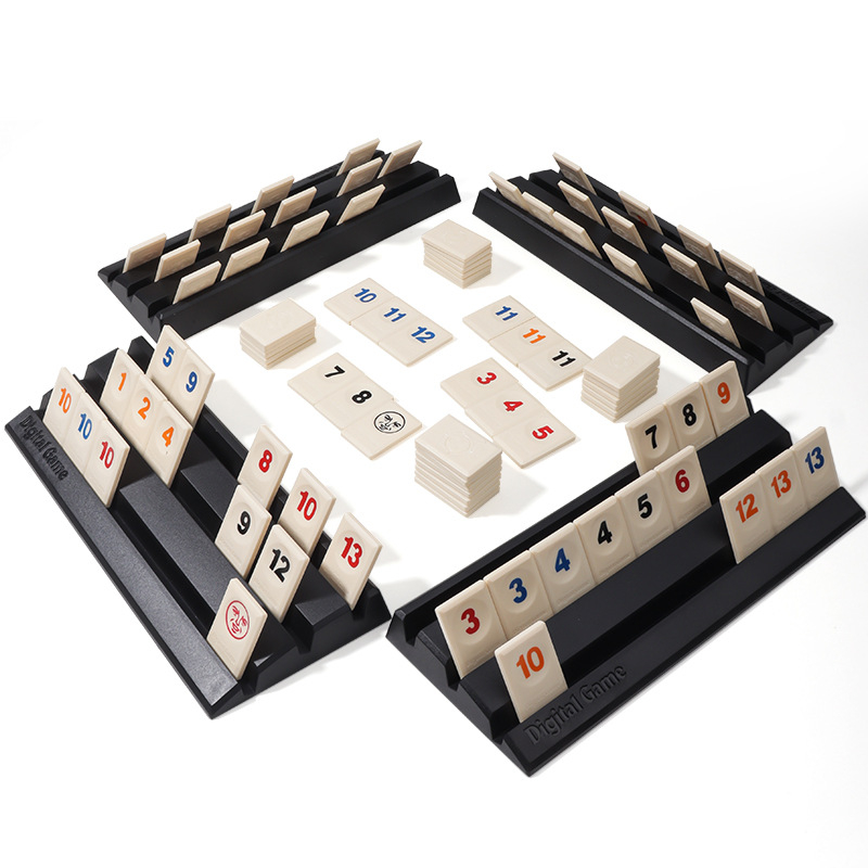Izraelski Mahjong Prenosiva Stolna Igra s Karti - Plastična Edukativna Igra za Uzrast 4–61 Godina