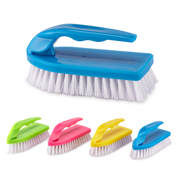 Пластмасова многофункционална четка за пране — комплект от 2 бр., включва четки за обувки, чаши и цепки