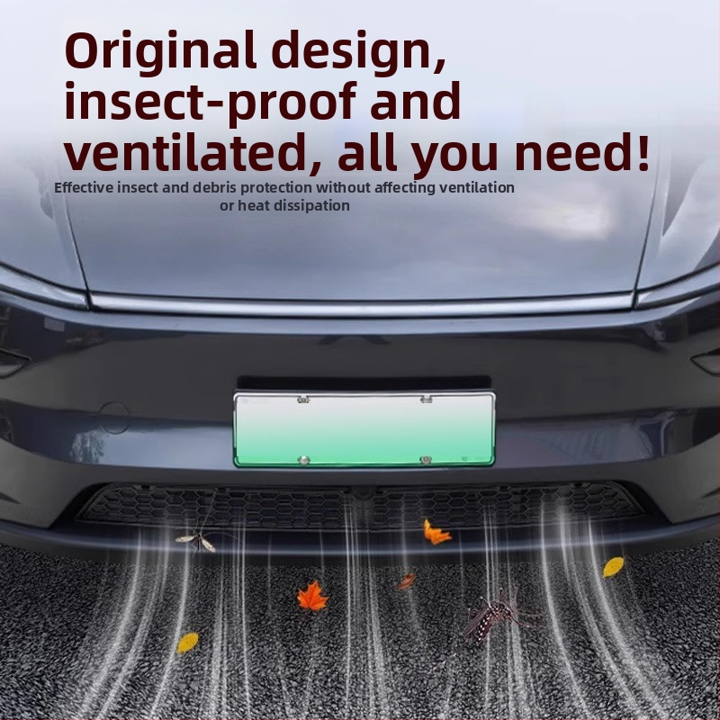 Tesla Model Y Нова версия Инсектираща мрежа за капак и защита на входа на системата за климатизация (ABS)