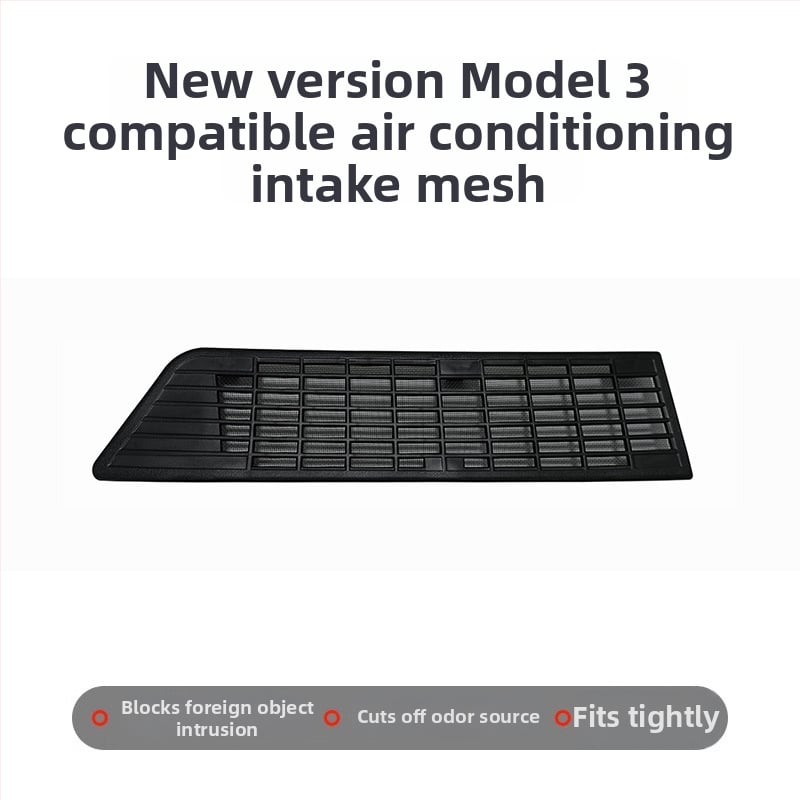 Tesla Model Y Нова версия Инсектираща мрежа за капак и защита на входа на системата за климатизация (ABS)