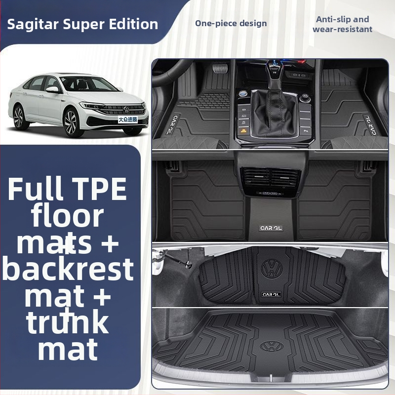 TPE kompletno pokrivene automobilske prostirke za VW Sagitar L, modeli 2012–2026