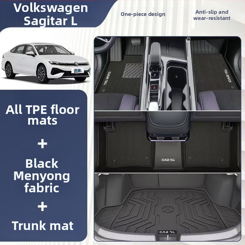 TPE kompletno pokrivene automobilske prostirke za VW Sagitar L, modeli 2012–2026