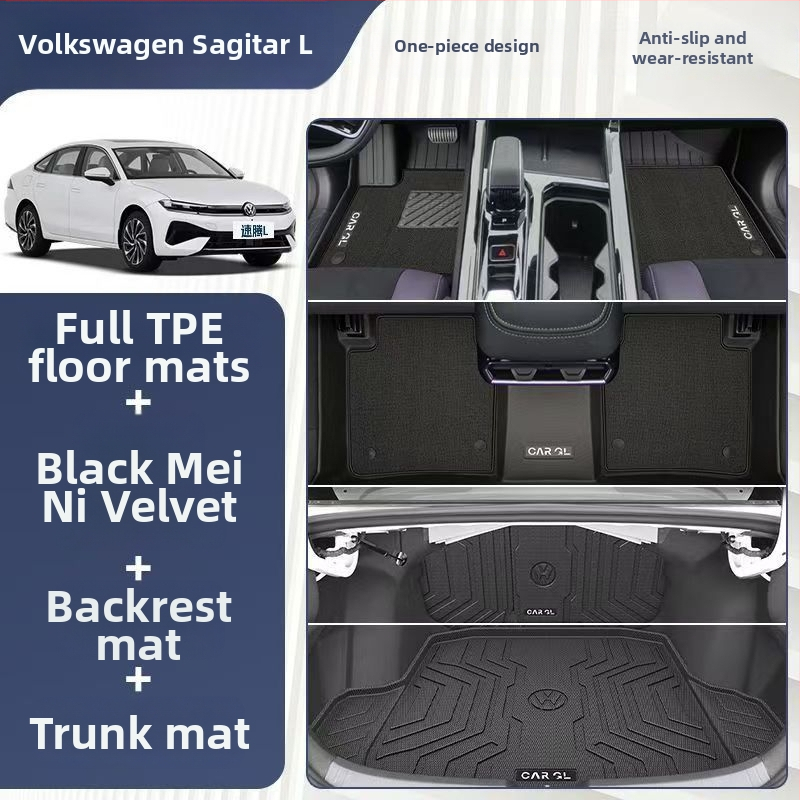 TPE kompletno pokrivene automobilske prostirke za VW Sagitar L, modeli 2012–2026