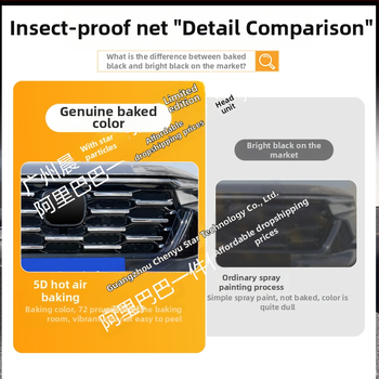 Декоративна лента за предната решетка на Honda CR-V, защита от насекоми, ABS материал