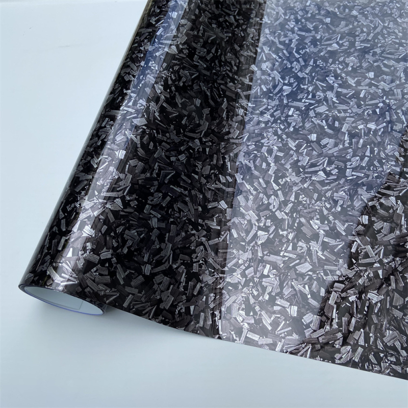 VIKIK Öntapadós autó fólia Forged Carbon textúrával — belső középkonzol és karosszéria panelek dekoratív fóliája, testreszabható