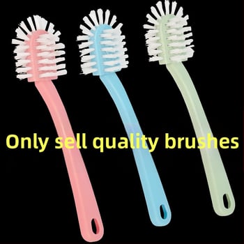 Četkica za cipele s pet stranica – Višenamjenska kućna četka za čišćenje cipela, izdržljive mekane vlakna, plastično vlakno