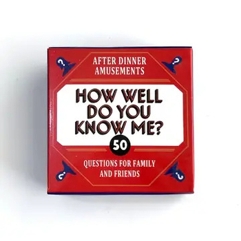 Društvena kartična igra za parove: Truth or Dare – How Well Do You Know Me; Papirnate karte, 14+