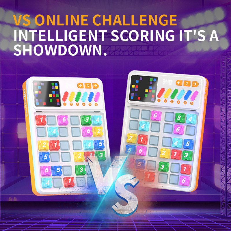 Tanulási készülék gyerekeknek 4-6 éveseknek, zenei funkcióval, műanyag testtel, elemes működés, memória nélkül