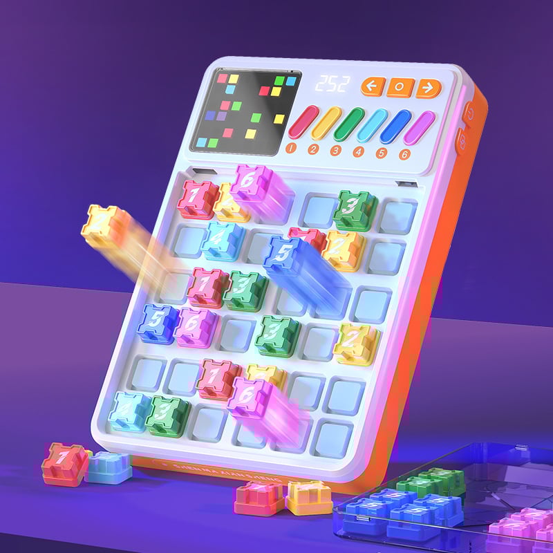 Tanulási készülék gyerekeknek 4-6 éveseknek, zenei funkcióval, műanyag testtel, elemes működés, memória nélkül