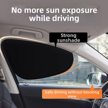 Κάλυμμα παραθύρου αυτοκινήτου για πλευρικά παράθυρα — PMMA, κατάλληλο για όλα τα μοντέλα, μίνιμαλ στυλ, τοποθέτηση με στατικό αυτοκόλλητο, προσαρμοσμένη επεξεργασία