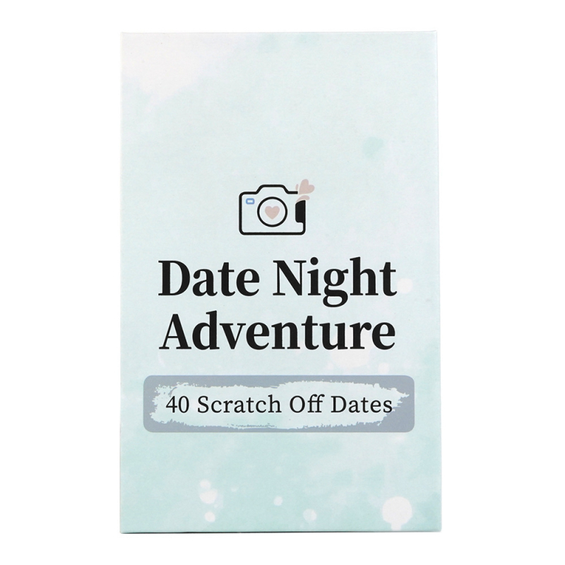 Date Night Adventure – Društvena igra kartica za parove, obiteljsko slavlje, zagonetni puzzle, kartice od laminiranog papira, uzrast 14+