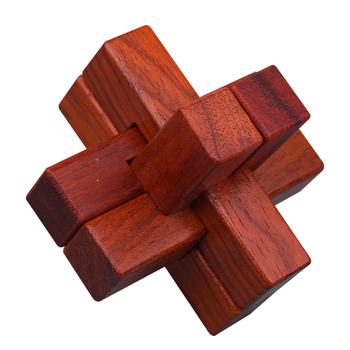 Drveni puzzle Kongming/Luban Lock za edukaciju, razvoj logičkog razmišljanja; Pogodno za uzrast 7–14 godina; Materijal: drvo; Funkcija: razvoj zagonetke; Kategorija: Kongming/Luban Lock; Pakiranje: plastično.