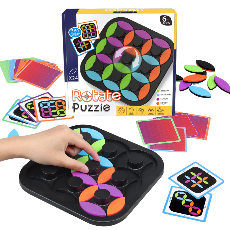 Shuangzhi Okretno lišće šah 3D puzzle – stolna igra za djecu, plastika, uzrast 4–14 godina, poticanje misli i koordinacije ruka-oko