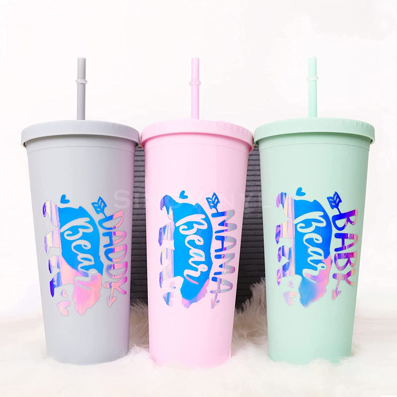 Xinlang Rainbow gravírozó PVC autófilm – Testreszabható feldolgozás, ragasztóval történő telepítés