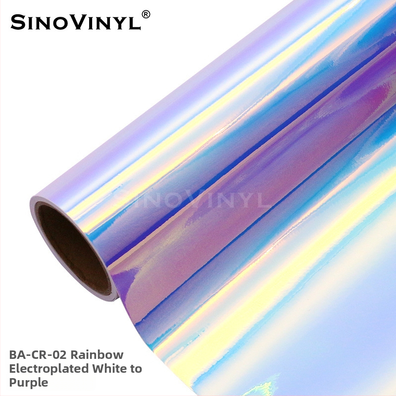 Xinlang Rainbow gravírozó PVC autófilm – Testreszabható feldolgozás, ragasztóval történő telepítés