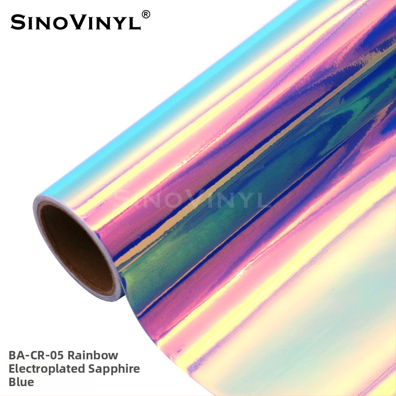Xinlang Rainbow gravírozó PVC autófilm – Testreszabható feldolgozás, ragasztóval történő telepítés