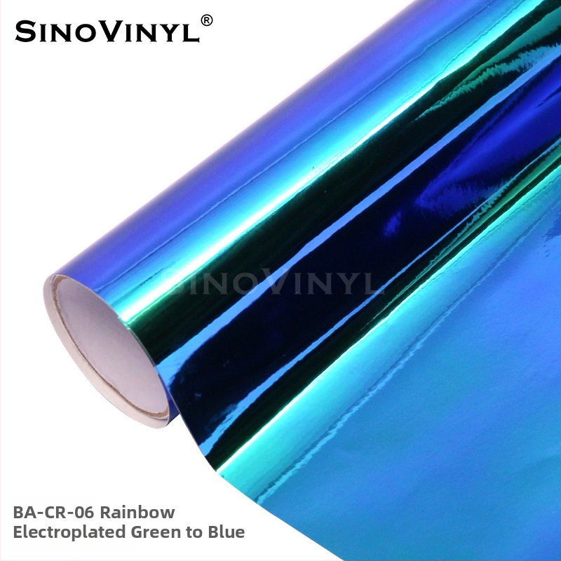 Xinlang Rainbow gravírozó PVC autófilm – Testreszabható feldolgozás, ragasztóval történő telepítés