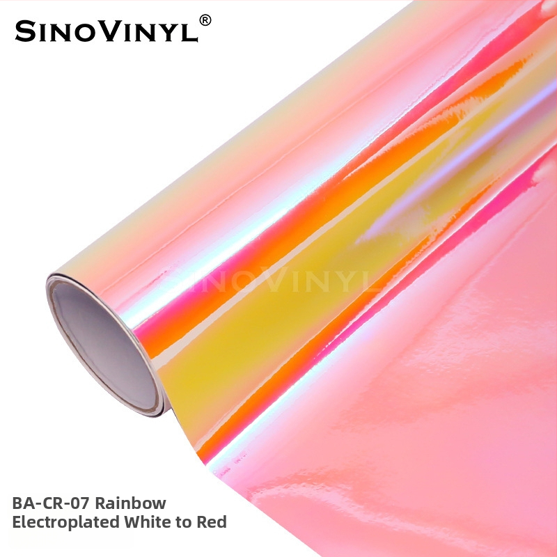 Xinlang Rainbow gravírozó PVC autófilm – Testreszabható feldolgozás, ragasztóval történő telepítés
