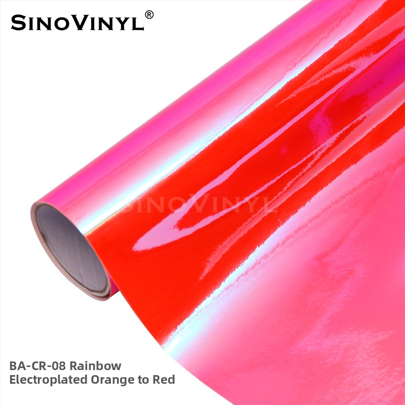 Xinlang Rainbow gravírozó PVC autófilm – Testreszabható feldolgozás, ragasztóval történő telepítés