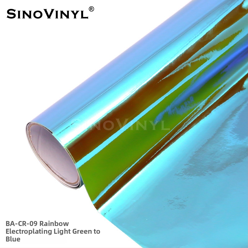 Xinlang Rainbow gravírozó PVC autófilm – Testreszabható feldolgozás, ragasztóval történő telepítés