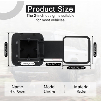 Auto dijelovi: zaštitni poklopac za utor i prašni čep za vuču, kvadratni otvor, poklopac ovjesnog sklopa automobila