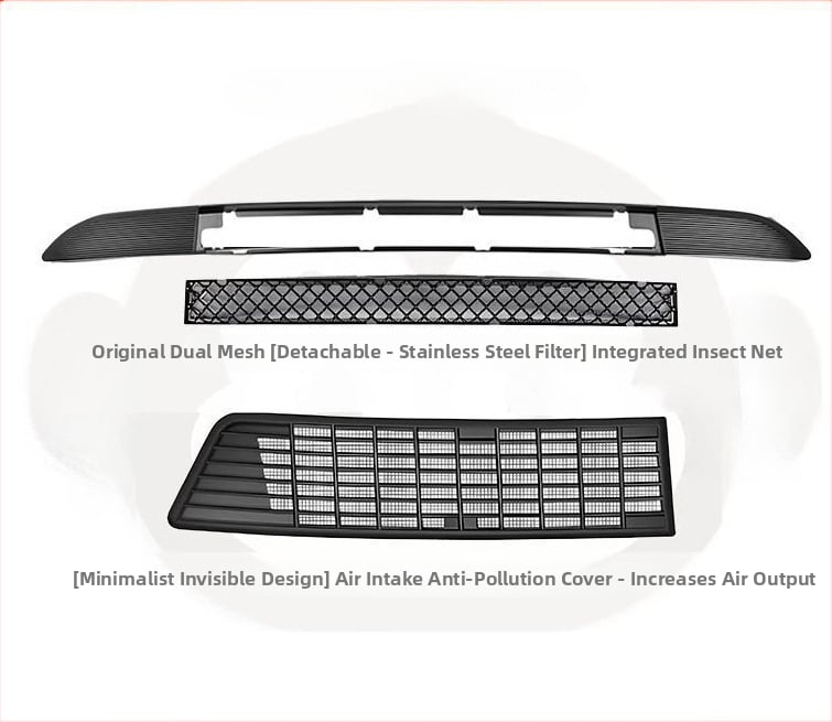 Tesla Model Y Mreža za prašinu i kukce za ulaz/izlaz zraka – plastični unutarnji dodatak, šifra proizvoda 007