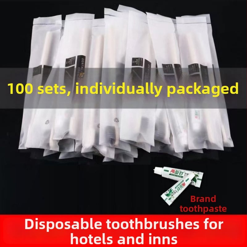 Σετ οδοντόβουρτσών ξενοδοχείου με μαλακές τρίχες, ατομικά συσκευασμένες, για ταξίδια