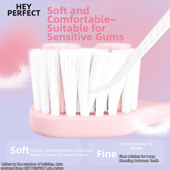 Οδοντόβουρτσα χειροκίνητη Double Clean W128 για ενήλικες, με μαλακές τρίχες