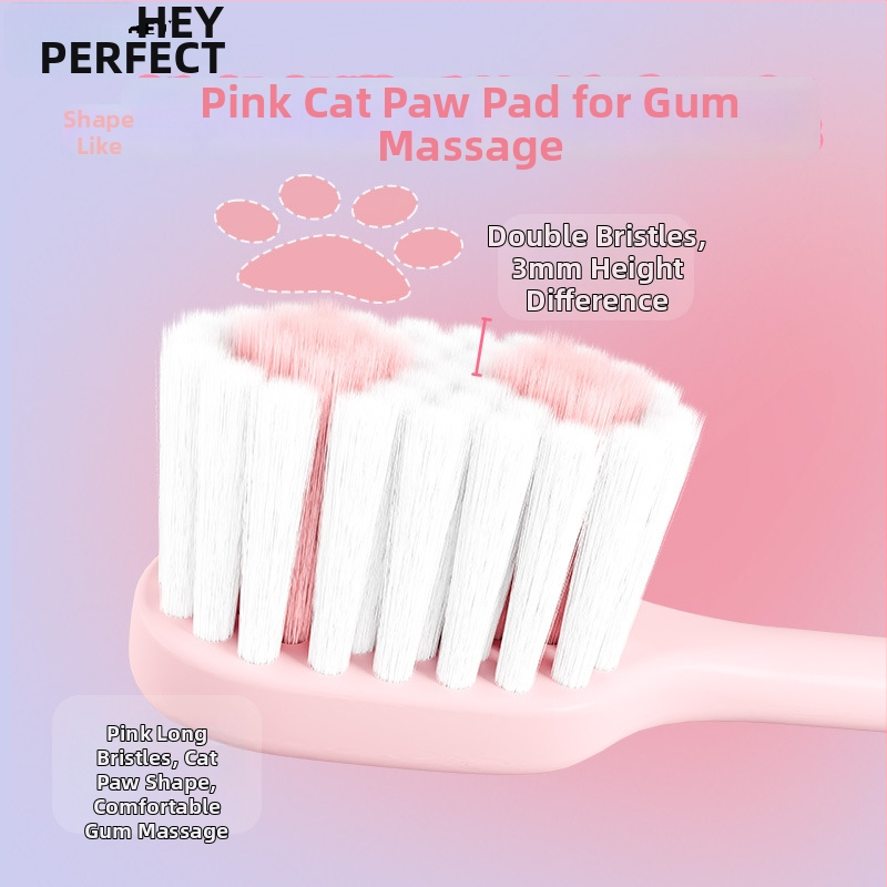 Οδοντόβουρτσα χειροκίνητη Double Clean W128 για ενήλικες, με μαλακές τρίχες