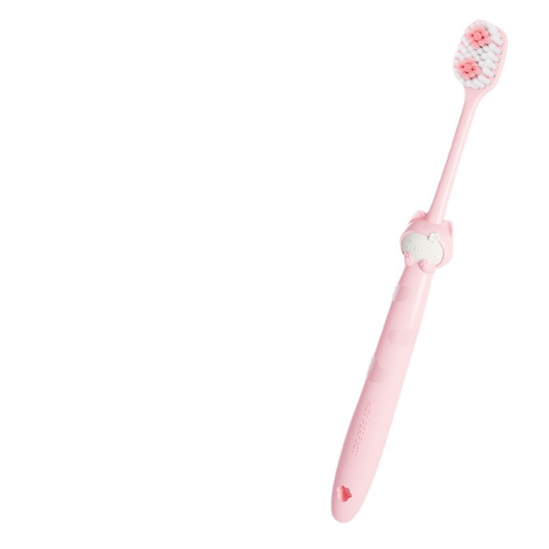 Οδοντόβουρτσα χειροκίνητη Double Clean W128 για ενήλικες, με μαλακές τρίχες