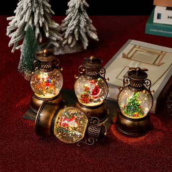 Beirong plastična glazbena kutija za stolnu dekoraciju, pastirski stil, božićna tema