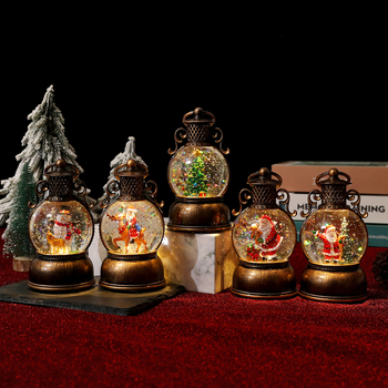 Beirong plastična glazbena kutija za stolnu dekoraciju, pastirski stil, božićna tema