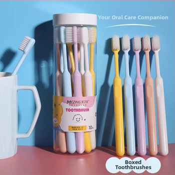 Χειροποίητη οδοντόβουρτσα με μαλακές τρίχες, ευρεία κεφαλή, νανοτεχνολογία, απομακρύνει λεκέδες