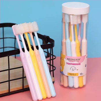 Χειροποίητη οδοντόβουρτσα με μαλακές τρίχες, ευρεία κεφαλή, νανοτεχνολογία, απομακρύνει λεκέδες