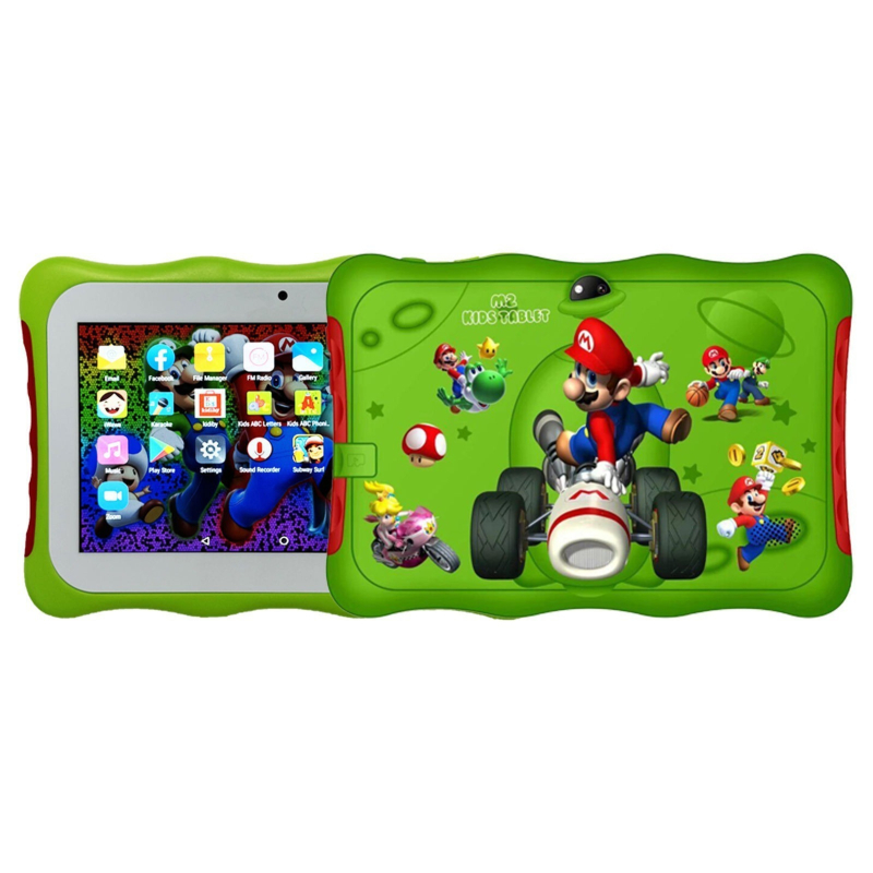 M2 Gyerekek oktatási táblagépe Android 7, MTK octa-core 1.6GHz, 16GB Flash, IPS kijelző, 3MP kamera