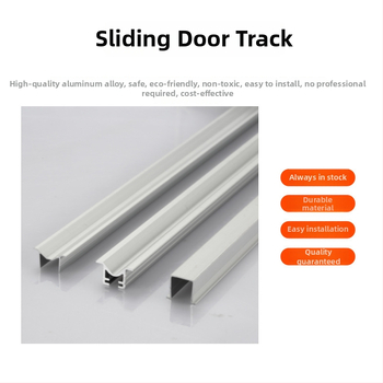 Vodilica kliznih vrata ormara — aluminijska legura, eloksirana površina, model B81, Jiashite, moderan minimalistički stil