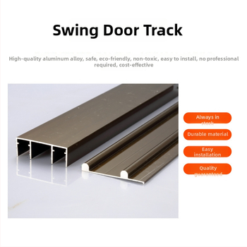 Vodilica kliznih vrata ormara — aluminijska legura, eloksirana površina, model B81, Jiashite, moderan minimalistički stil