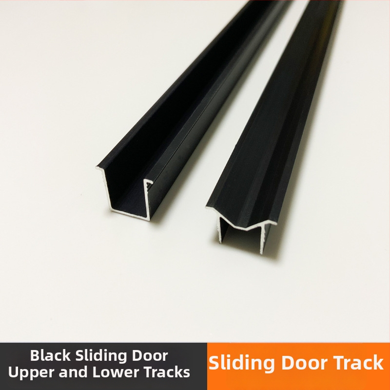 Vodilica kliznih vrata ormara — aluminijska legura, eloksirana površina, model B81, Jiashite, moderan minimalistički stil