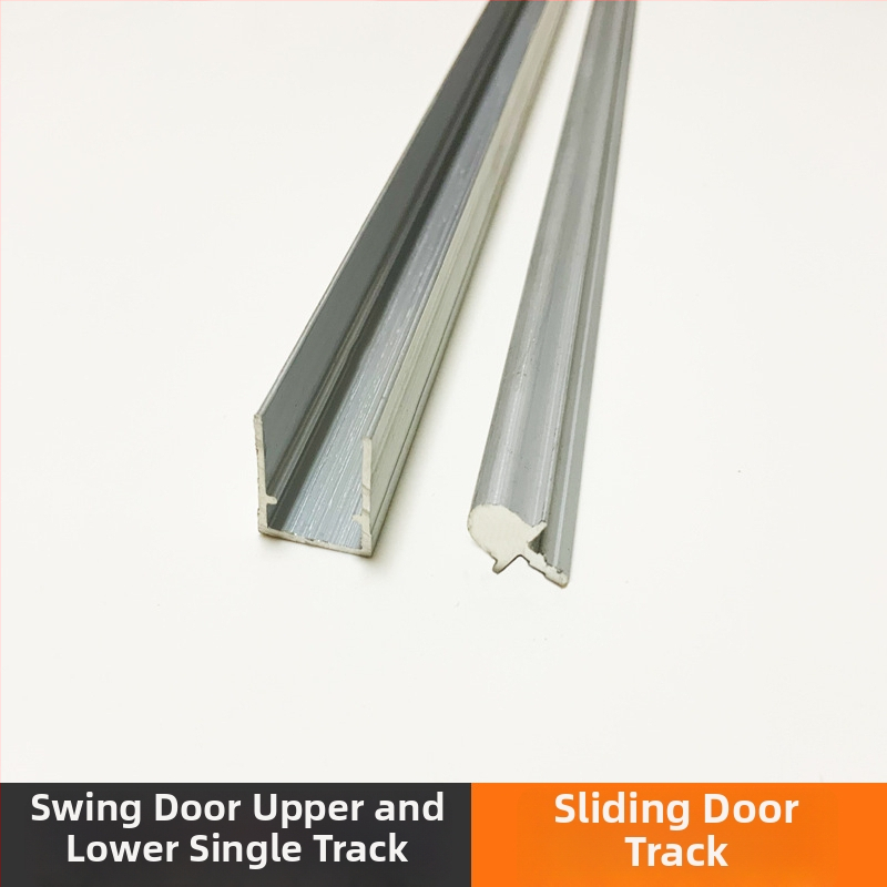 Vodilica kliznih vrata ormara — aluminijska legura, eloksirana površina, model B81, Jiashite, moderan minimalistički stil