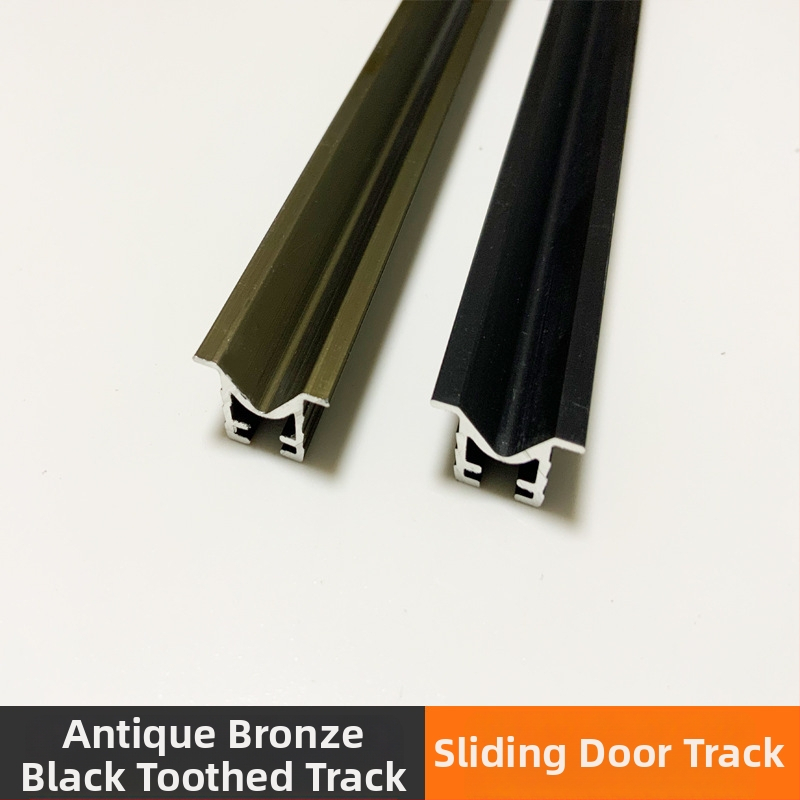 Vodilica kliznih vrata ormara — aluminijska legura, eloksirana površina, model B81, Jiashite, moderan minimalistički stil