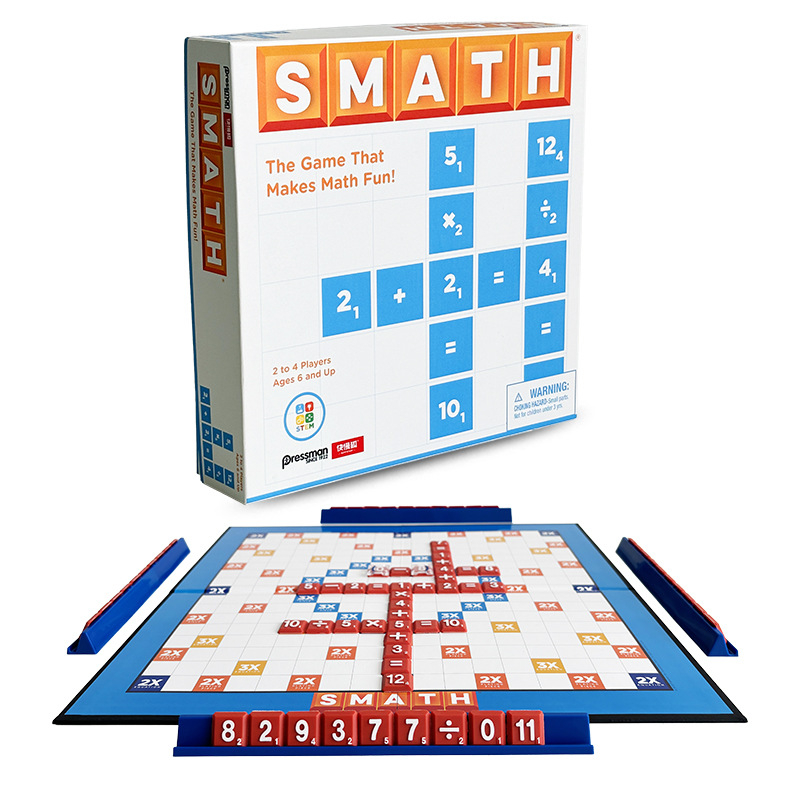 Edukativna društvena igra matematike za djecu — Fast and Slow Fox Smart Math: puzzle, logičko razmišljanje, zbrajanje, oduzimanje, dijeljenje (od 6 godina)