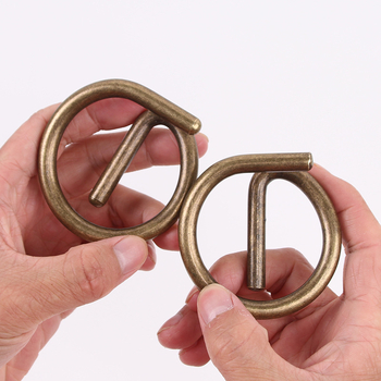 Metalni puzzle s devet prstena — željezna konstrukcija, DIY-friendly, OEM logotip, pakiranje u boji, za uzrast 7–14 godina