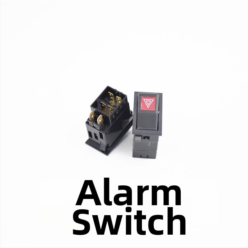 Xinwank 140-2 rocker prekidač za vozila, 12V/24V – sirena, dvostruki bljesak alarma, maglenke i gumb za glavna svjetla