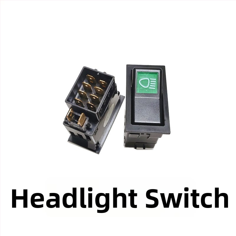 Xinwank 140-2 rocker prekidač za vozila, 12V/24V – sirena, dvostruki bljesak alarma, maglenke i gumb za glavna svjetla