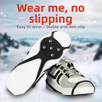 Cramponi za cipele s pet zuba za snijeg i led – anti-slip poboljšava trakiciju