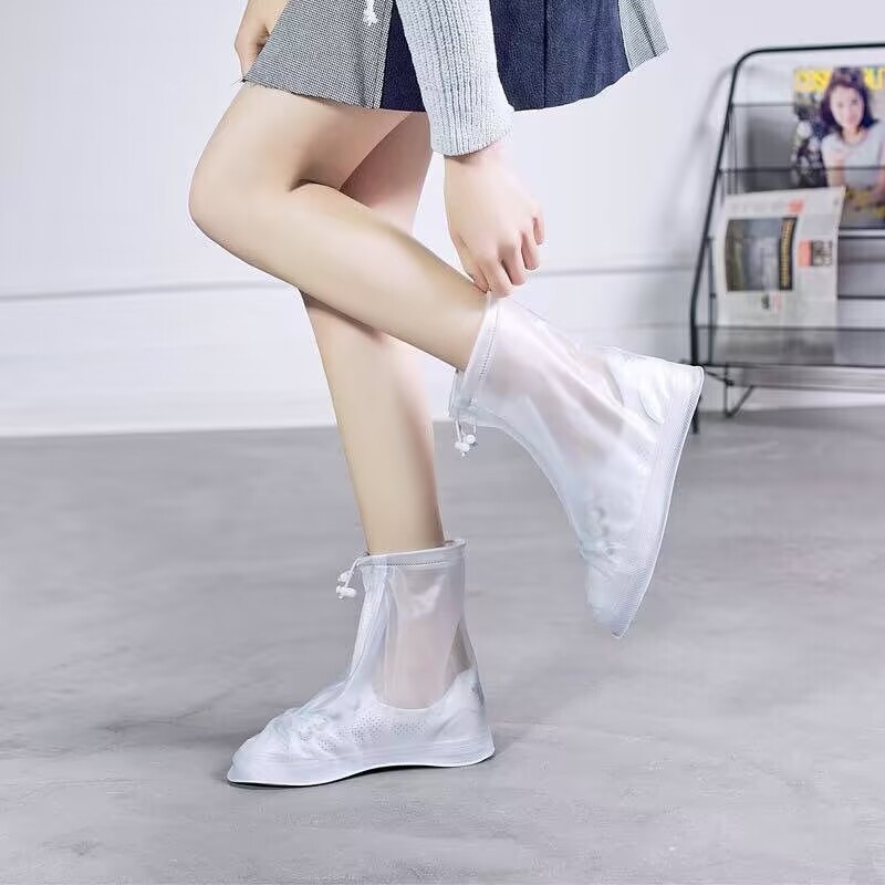 PVC zaštita za cipele, vodootporna, debela, unisex, s zatvaračem – Qitiyu