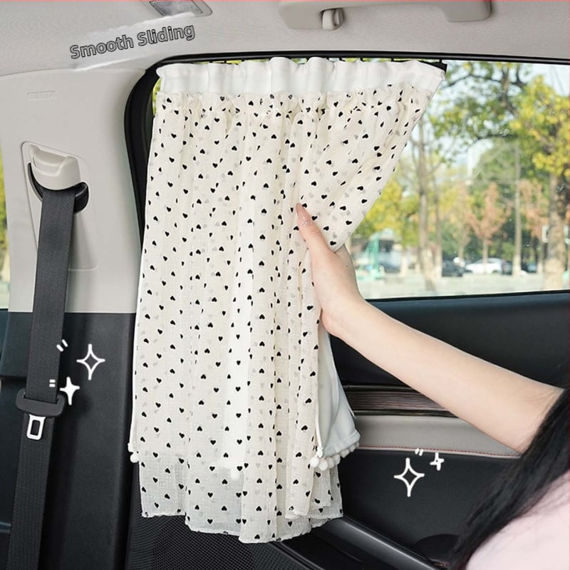 Automobilska sunčana zavjesa s ugrađenom tračnicom, mrežasta zavjesa za bočne prozore, univerzalna